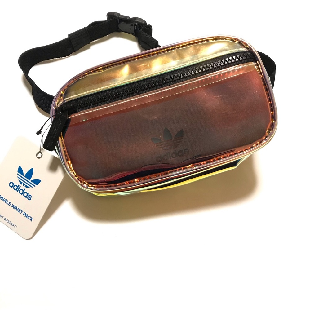Adidas Iridescent Waist Bag Fanny Pack NWT - Picture 1 of 8